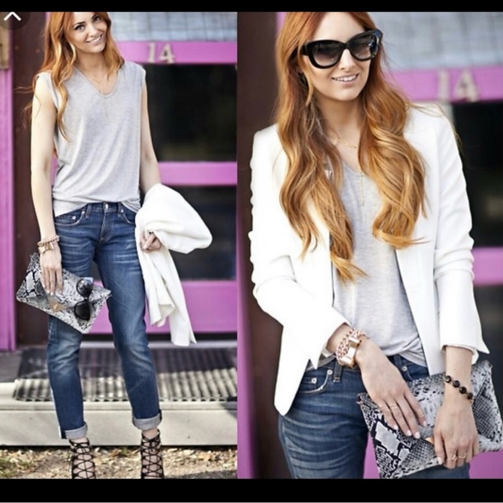 NWT - White Snow Blazer